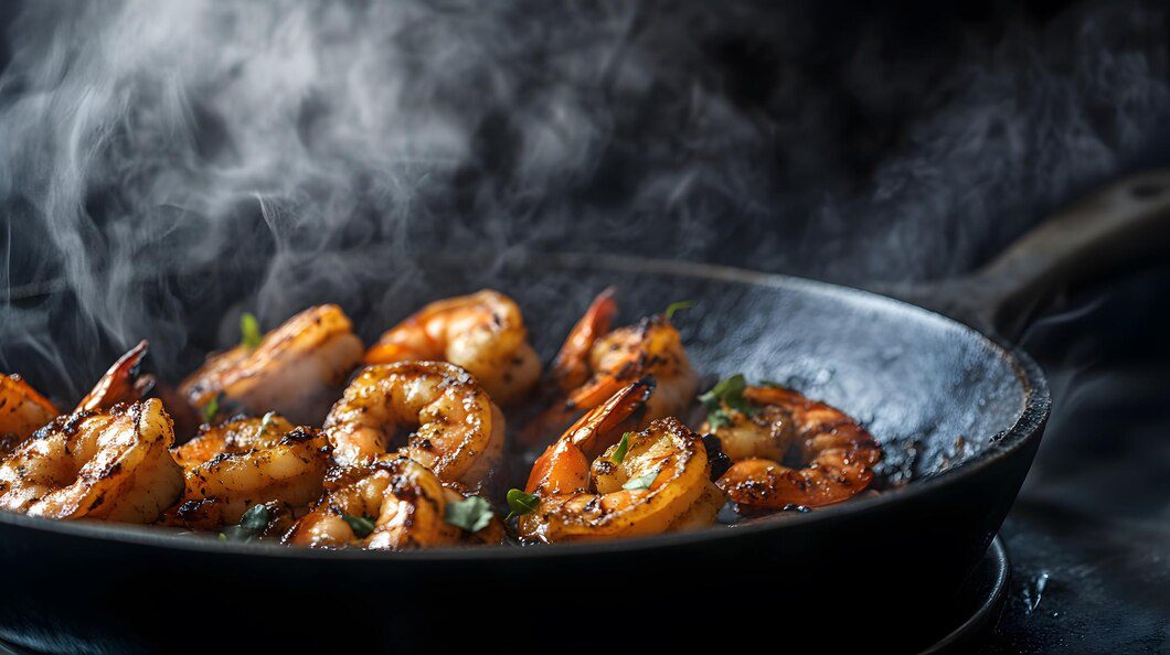 Black Pepper Prawns